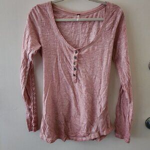 Free People Henley, NWOT Sz L